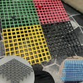Multi Color Plastic Floor Mat – 1x1 Sqft Attachable Panel for Pets, Birds & Farm Animals red blue green yellow. 