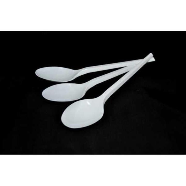 WHITE SPOONS FOR WHITE THEME ( PACK OF 20 SPOONS )