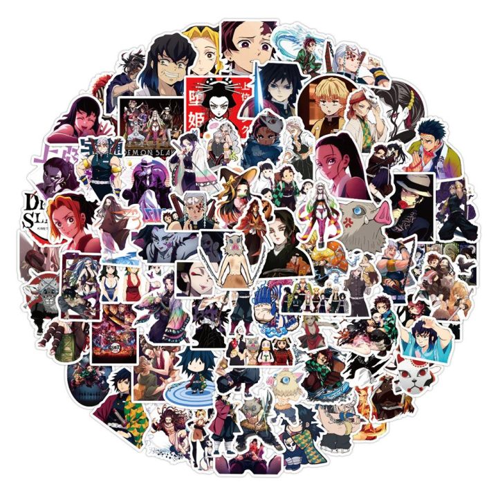 Kimetsu%20No%20Yaiba%20%7C%20Demon%20Slayer%20Anime%20Stickers%20Decals%20Skateboard,%20Laptop,%20Suitcase,%20Motorcycle%2010/25/50Pcs%20-%20Image%204