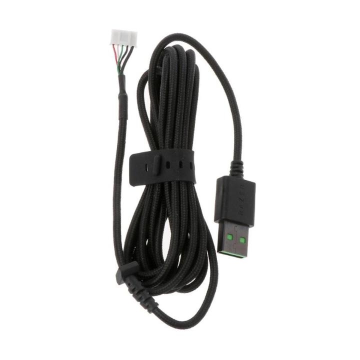 【3C VictoryEagle Store】Durable Nylon Line USB Mouse Cable Replacement Wire For Razer Elite Gaming Mouse