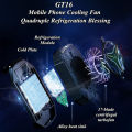 Mobile Cooler GT16 Turbo Cooling Alloy Material Silent Cooling Pure Metal Semiconductor. 