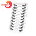 Vist Fox False Eyelashes Effect Cat Eye Lash Half Eyelashes. 