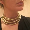 New design fashion Kim Kardashian magnet hook necklace collar necklace & pendant choker statement necklace maxi jewelry choker. 