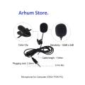 Collar Mic 3.5MM with Clip Microphone For Voice Recording Mic for Computer & Laptops. 