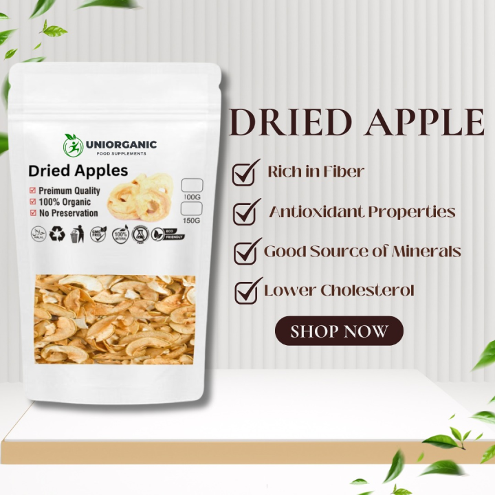 Dried Apple Snacks Organic 100g