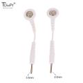 2PCS Electrode Lead Wire Connecting Cables Plug 2.0mm Snap 3.5mm Male connector cable Use For Tens/EMS Massage Machine Device. 