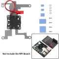 Cooling Fan for Raspberry Pi 4 / Fan with Holder for 3.5 inch Touch Screen / Split / Integrated Fans for Raspberry Pi 4B/3B+/3B. 