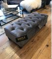 New Wooden Storage Ottoman puffy in Imported Velvet Fabric (4ft x 2ft). 