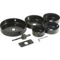 8 Pcs Hole Saw Kit With Carrying Vase, Round Shape Hole Saws. 