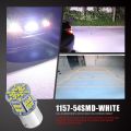 1 【Footprint】 1157 LED Bulb White 54SMD 1080 Lumens, 7528 2357 2057 LED Light Bulbs For Brake Tail Running Parking Backup Light. 