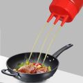 (Pack Of 2) 3 Nozzles Squeeze Bottles Plastic Squeeze Bottles For Condiment Sauce Dressings Ketchup Oils (400ml). 