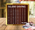 500,000 Saving Box – Acrylic/Wooden Money Box for Daily Savings | Kids Goal Chart | Perfect Gift for Hajj, Umrah, Ramadan & Eid Wooden Money Box I Money Saving Box I Gift Box I Money Box I Umrah Box I Umrah Money Saving Box I Umrah Money Box I. 