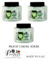 Pack of 3-Cucumber Face & Body Scrub 500ml. 