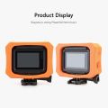 Vamson Waterproof Case For Go pro Protective Case Orange Float Cover For GoPro Hero 7 6 5 Black 7 Silver White Camera VP649. 