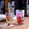Drinkware Glass Set of 6 – Frosted glacier Glassware set. 