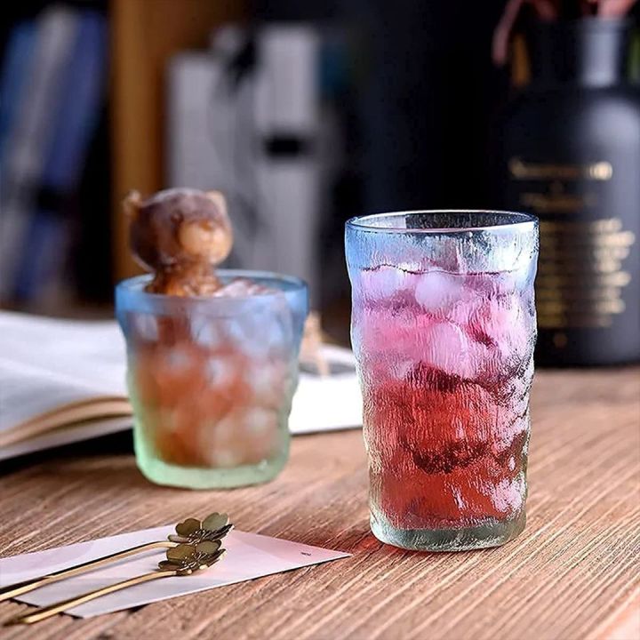 Drinkware Glass Set of 6 – Frosted glacier Glassware set