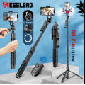 L16 Wireless Selfie Stick Tripod Stand Foldable Monopod for Cameras Smartphones Balance Steady Live Recording. 