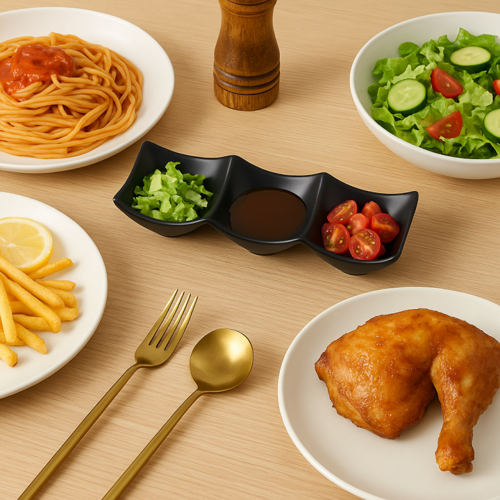 3-Compartment%20Dipping%20Sauce%20Dish%20%E2%80%93%20Versatile%20Durable%20Plastic%20Condiment%20Server%20with%20Triple%20Grid%20Design%20for%20Hot%20Pot,%20Sushi,%20Appetizers,%20Snacks,%20Chutneys,%20and%20Japanese%20Flavors%20%E2%80%93%20Reusable%20Multi-Purpose%20Tray%20for%20Home%20Dining,%20Parties,%20and%20Restaurant%20Serving%20-%20Image%202