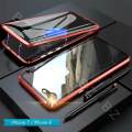 lthmy for Apple iPhone 8 Magnetic Case 360 Front Back double-sided 9H Tempered Glass Case Metal Bumper cover. 