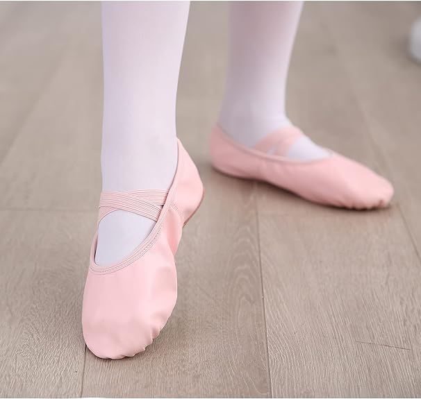 TIEJIAN%20Kids%20PU%20Leather%20Ballet%20Canvas%20Dance%20Slippers%20Gymnastic%20Yoga%20Shoes%20Flat%20Split%20Soft%20Sole%20Professional%20Children%20Ballet%20Slippers%20for%20Toddler%20Girls%20Ladies%20Children's%20and%20Adult's%20Dance%20Shoes%20-%20Image%203