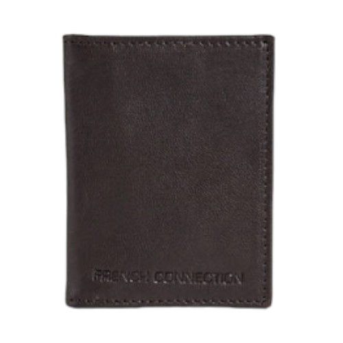 French Connection Classic Folded Cardholder:  Sleek Men's Wallet For Cards And Cash Organization