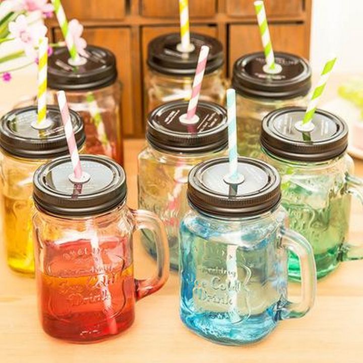 Fashion Glassware Fruity Mason Jars