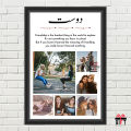 Customize Photo Frame, Friendship Photo Frame. Photo Frame, Friendship Collage Frame, Gift Idea, Photo Frame for wall, Frame for Room Decoration. 