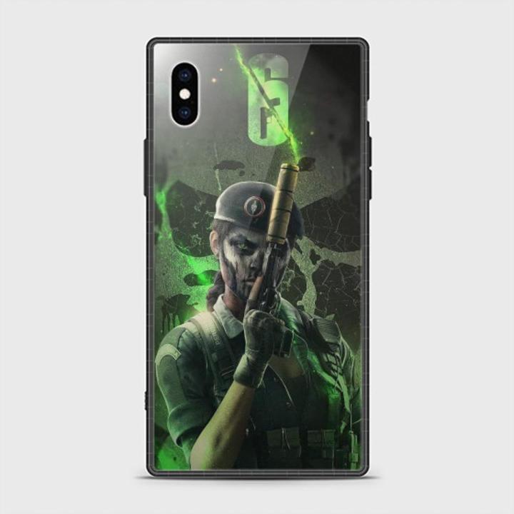 iPhone X Cover - SkinLee HQ Square Infinity Glass Case - Rainbow Six Siege - SKINLEE-499-1-1008-78