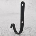 Set of 10 Hanging Basket Hooks Iron Wall Hanging Curved Up Plant Hook. 