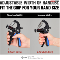 GP-707 Dual Hand Grip Strengthener Adjustable gripper (10-40kg) Forearm Exerciser Wrist Strengthener Grip Strength Trainer Wrist Strengtheners Grip Trainer RED Exerciser Workout Gear Home Gym Exercise Equipment Hand Gripper. 
