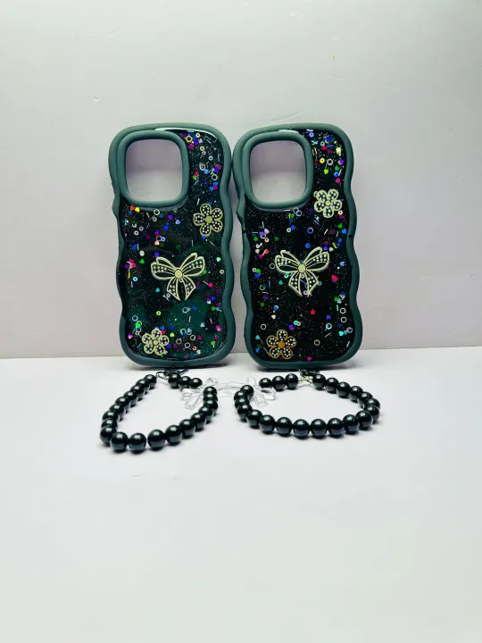 Infinix%20Smart%209%20/%20Smart%209%20HD%20%20Back%20Cover%20For%20Girls%20-%20Wavy%20Case%20With%20Fancy%20Key%20Chain%20-%20Mobile%20Charm%20Cover%20-%20Chain%C2%A0bracelet%C2%A0Case%20-%20Image%206