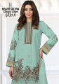Halah Sultan Classic Linen Unstitched 3 Piece Suit DN#6031-A. 