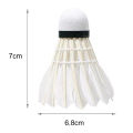 Yoomee 5Pcs/Box Badminton White Duck Board Feather Flying Stability Durable Shuttlecock Ball Foam Head Shuttlecock Training. 
