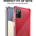 Samsung Galaxy A02s Anti Shock Drop Resistance Transparent TPU Case Soft Silicone Back Cover. 