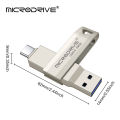 Metal Type C USB3.0 flash drive 64GB 128GB 256GB pendrive external storage Micro memory Stick type-C. 