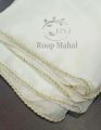 Crincle Chiffon Zik Zak Lace Pico Dupatta For girl By Roop Mahal. 