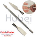 Professional 1 Pcs Stainless Steel Nail Cuticle Pusher Double Head Dead Skin Push Remover For Pedicure Manicure Tool Nails Art Remover Accessories. 