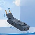 Protable 4 in 1 EU Electrical Socket 180 Degree Rotation Wall Outlet Power Converter High Quality Extension Socket Adapter. 
