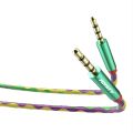 Ansty AU-013 Aux Cable - 1M Length, Metal Shell, 3.5mm-3.5mm Connector. 