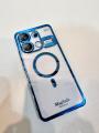Redmi Note 13 Back Cover Luxury 6D Plating Soft Case - MAG Safe Design - Redmi Note 13 Back Cover. 