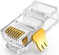 RJ45 Ethernet Cat5e Cat6 Cable Connectors. 