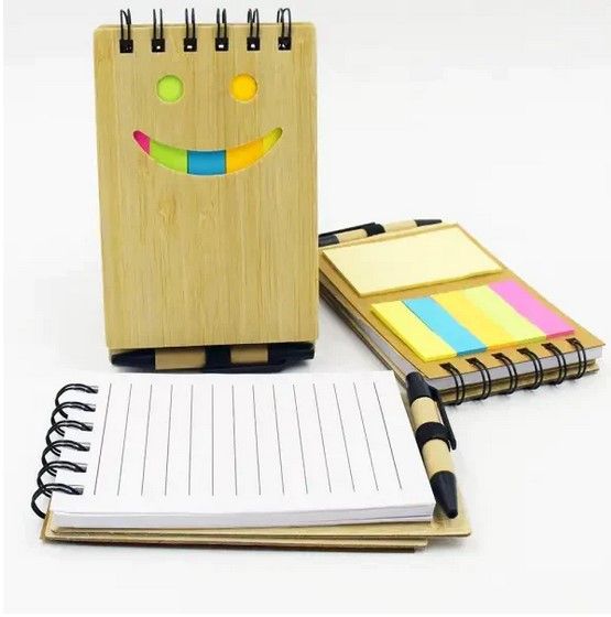 AlBizCo. Wooden Dairy/Notepad With Pen
