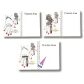 Medium Design Mehndi   Book for Mehndi Practice ( Reuseable) with Free Scrub (pack of 1). 