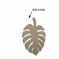 Unfinished Blank Wooden Jungle Leaf Shape Plywood Plant Cutout For Kids Painting DIY Crafts Home Decorations. 
