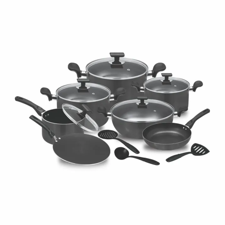 Chef%20Non-Stick%20Stylish%20Kitchen%20Set%20/%20Cookware%20Set%20With%20Combine%20Lid%20-%20Maroon%2016%20pcs%20-%20Image%203