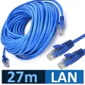 27 meters LAN Cable Fixed Connectors (88 feet) - Long High Standard Ethernet Cable. 