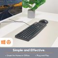X9 Performance Wired Keyboard - Ultra Slim Full Size Ergonomic Computer Keyboard - Basic USB Keyboard for PC Desktop, Laptop with 5ft Corded Wire, 104 Quiet Keys, 14 Shortcuts, and Kickstand PATELWALA. 