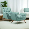 Pinzy Sofa with Sofa Stool /Fancy Chair. 