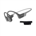 AfterShokz Aeropex Sport Running Headphones, Wireless Bone Conduction Bluetooth Earphones with Mic, IP67 Waterproof for Cycling, Work out (Silver Grey). 