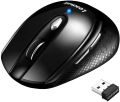 LeadsaiL Wireless Computer Mouse, 2.4G Portable Slim  Mouse Less Noise for Laptop Optical Mouse with 6 Buttons. 